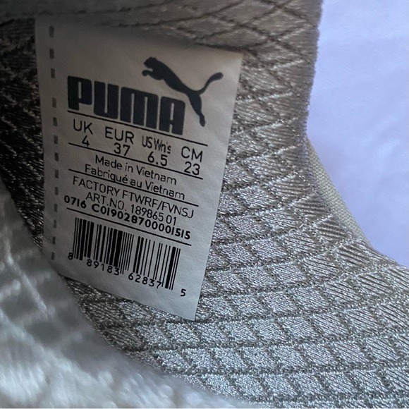 PUMA Women's Fierce Metallic cross-trainer shoe Silver - Picture 5 of 6